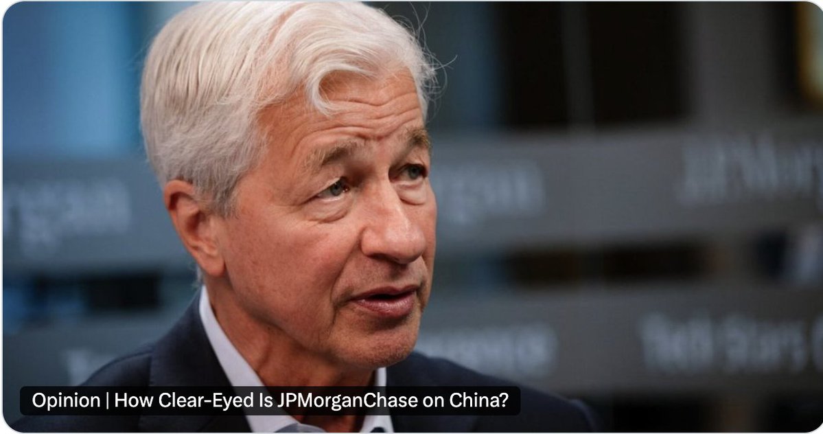 🚨致摩根大通及其CEO Jamie Dimon的一条提醒：别让来自“敌对国家”的利润幻象模糊了你的双眼。

🚨尽管Dimon倡导减少对中共国的依赖，但摩根大通与美国银行却帮助宁德时代（宁德时代已被美国国防部列为“具有军事性质”的公司）在香港证券交易所首次公开募股。