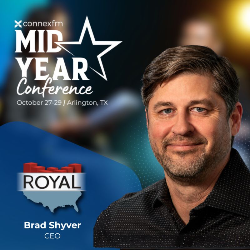 RoyalSolves's tweet image. Brad Shyver from ROYAL is headed to ConnexFM Mid-Year next week! Can&apos;t wait to dive into dynamic conversations, spark new partnerships, and catch up with our amazing industry friends and clients. Who else is joining the action?