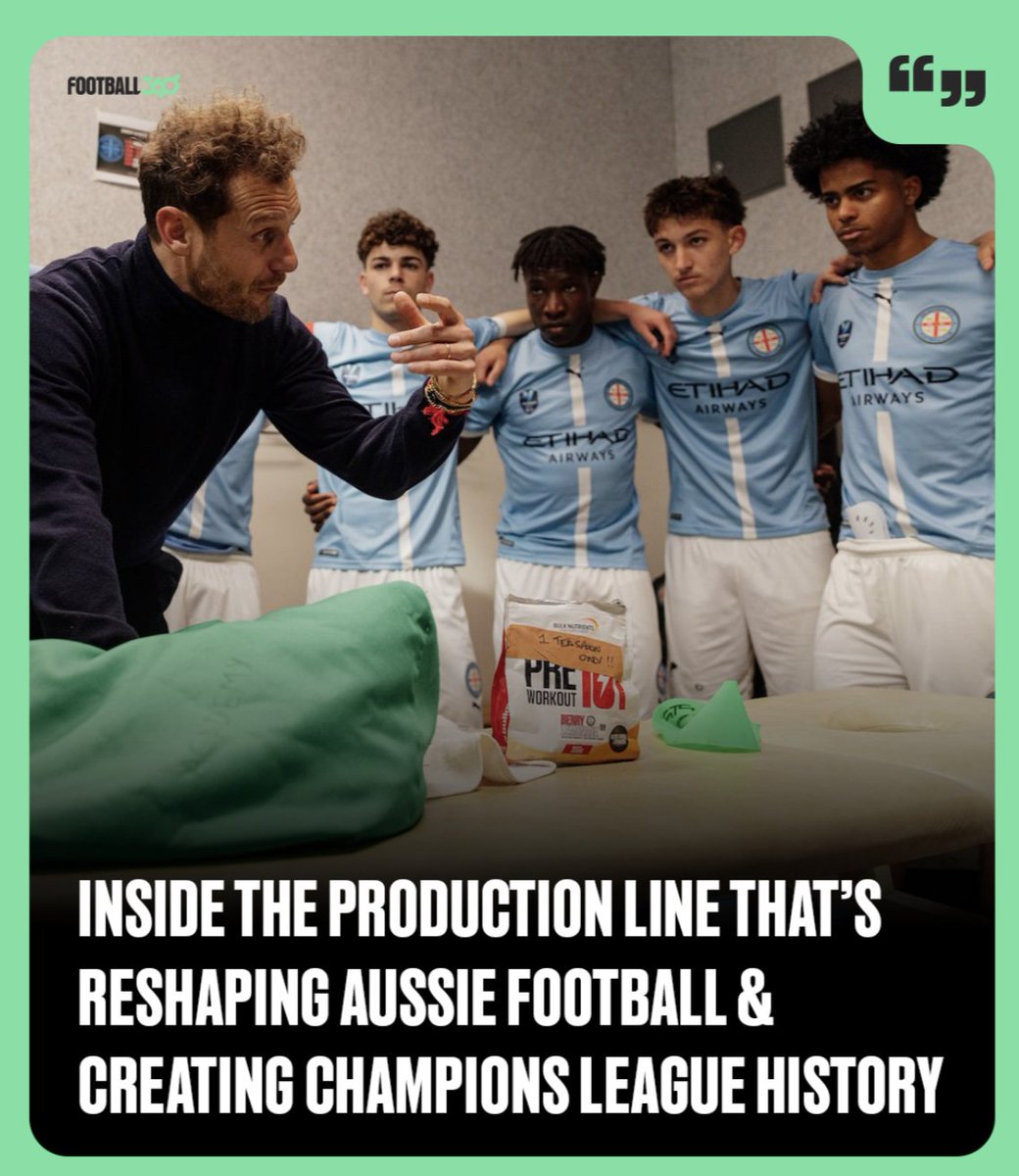 football360au's tweet photo. It is the system that produced Jordy Bos. 68 others have pro careers. Melbourne Victory fielded five graduates in their XI last week.

This is the story behind @MelbourneCity's academy: https://t.co/zCtVyZNIay https://t.co/MxcxtnmGgV