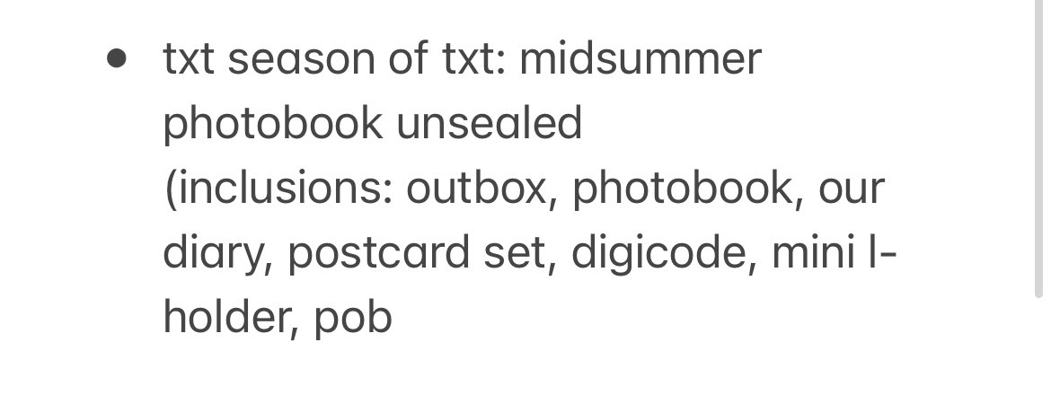mitzcart's tweet photo. wts lfb ph

• txt season of txt: midsummer photobook unsealed 
-  350 php ea + pf (15) + sf
- minimal flaws
- onhand
- payo | 1 week reservation 

• metro manila, gcash
• sdd, ggx, jnt

mine/dm to claim

tags. soobin yeonjun beomgyu taehyun hueningkai tomorrow x together https://t.co/gupckr1cSo