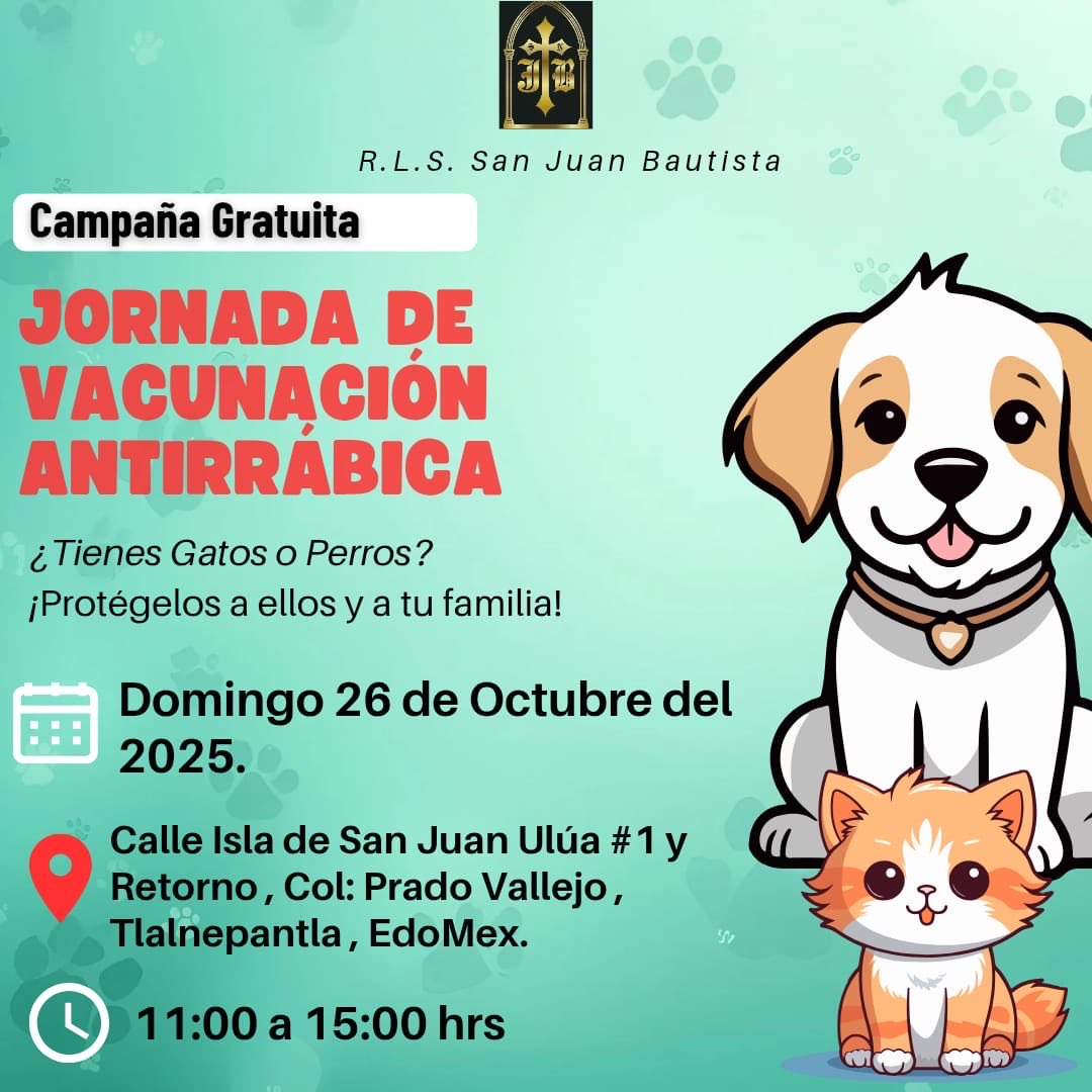 ResidentesAc's tweet photo. Estimado vecino, no te pierdas la jornada gratuita de vacunación antirrabica, este domingo 26 de 11:00 am a 3:00 pm en la Casa de Cultura #PradoVallejo https://t.co/seT7Fpcusp