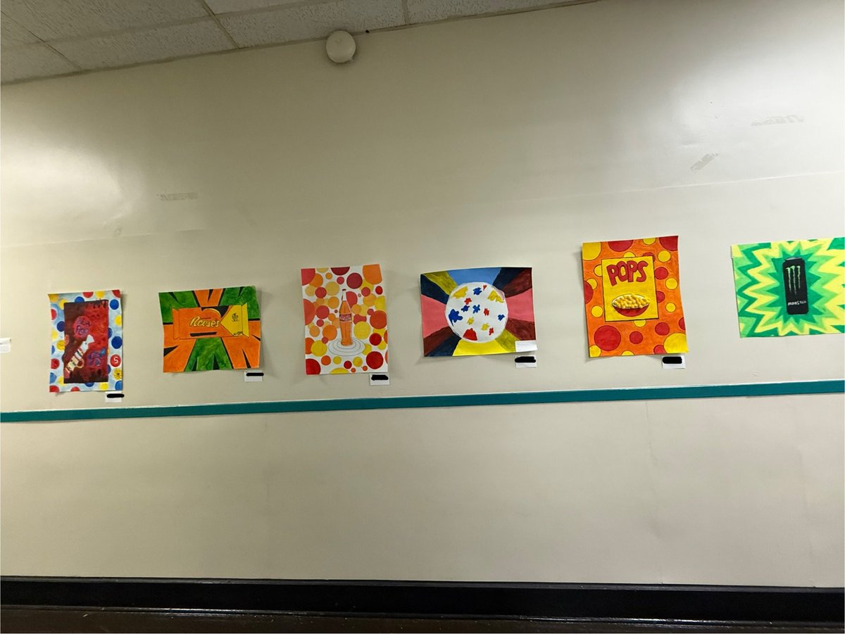 Artwork from Ms. Reinecke’s classes is decorating the crossover hallway <a href="/SouthProvSchool/">South Providence School</a> for the entire school to enjoy! Love seeing student projects and love them talking to me about them even more! #RethinkingAltEd

<a href="/jgriffith352/">Jon Griffith</a> <a href="/AGHoulihan/">Andrew G. Houlihan</a> <a href="/UCPSNC/">Union County Public Schools</a>