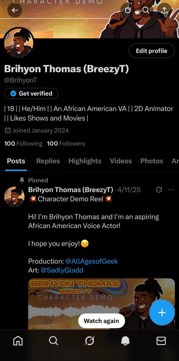 Woo! Thanks for 100 Followers!