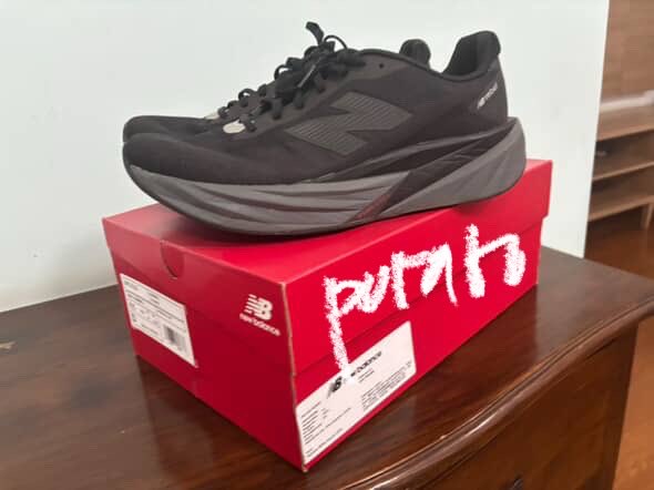 highqpotato's tweet photo. WTS - want to sale
New Balance Fuelcell Rebel V5 All Black
Size 45 (used with box pemakaian 8 km) 

✨Fit for all around (daily, easy and tempo run)
✨ringan kaya jalan diatas kue
✨Kalcer abis 
✨Open 2jt nego halusss kakkk https://t.co/Suj4pVG1r2