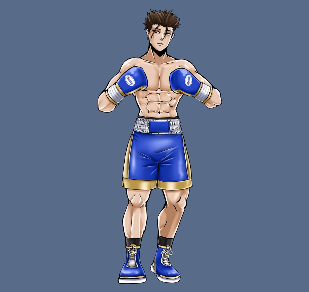 Siyigah's tweet photo. My third OC

Name : Rakuchi Todara
Height : 175 cm
Weight : 55 kg
Job : Pro boxer and gamers (hobby) 

Art by Richo Ricko (FB) https://t.co/H9Ghw6kiAe