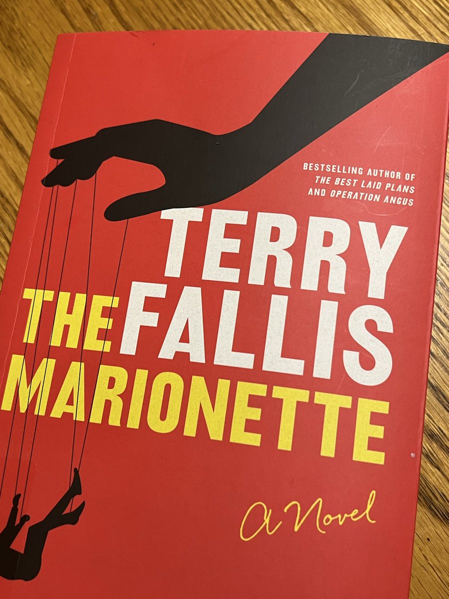 Between watching the Blue Jays win and reading The Marionette which is too exciting to put down. I have been a bit tired in the mornings. It was great to have old friends involved but I can’t say how as it would spoil the adventure. Thanks for another great book <a href="/TerryFallis/">Terry Fallis</a>