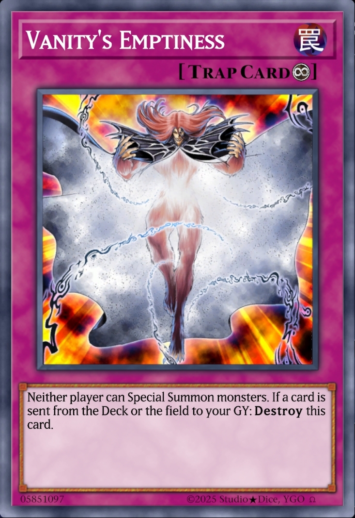 TaliheimFGC's tweet photo. @MBTYuGiOh Mystic Mine: Old Format Edition

...ngl a version that hit Normal summons (and specified end-step discards so every deck ever couldnt out it) would be pretty interesting, I think - a generic backrow Mimighoul Dungeon of sorts https://t.co/qV9Z2eNLnf