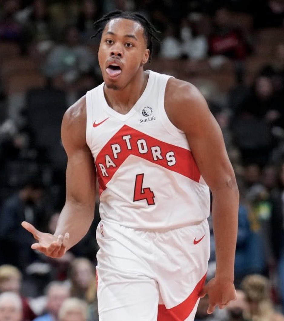 Scottie Barnes tonight:

22 Points
9 Assists 
5 Rebounds 
2 Blocks
1 Steal
9/14 FGM
32 Minutes