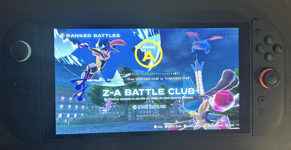 Rank A was pretty easy to get IMO

Used Greninja/Tyranitar/Lucario