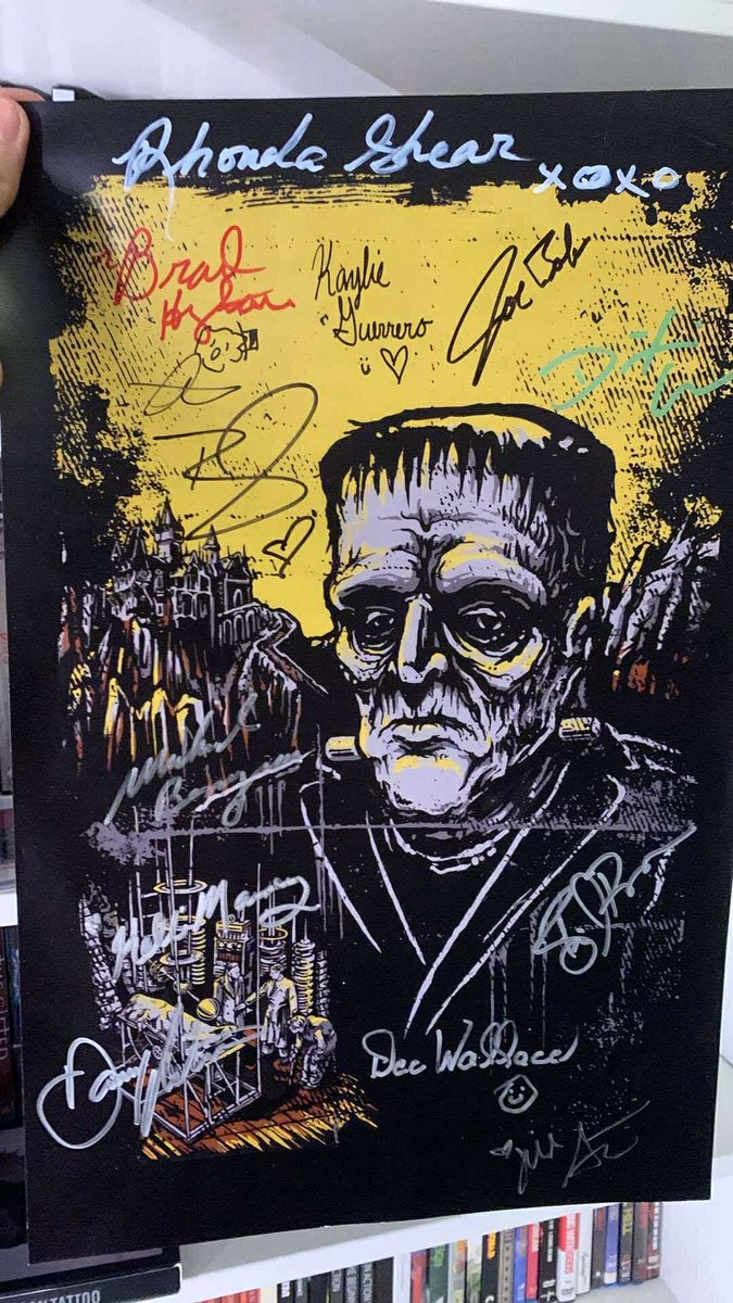 CHARITY AUCTION ⬇️

Poster autographed by <a href="/therealjoebob/">Joe Bob Briggs</a> <a href="/kinky_horror/">Diana “Darcy the Mail Ghoul” Prince 🎃💌</a> <a href="/Kellimaroney/">Kelli Maroney</a> Michael Berryman Dee Wallace <a href="/JillSixx/">Jill Gevargizian</a> Brian Bremer <a href="/RhondaShear/">Rhonda Shear</a> Adam Cesare &amp; <a href="/GuerreroKaylie/">Kaylie Guerrero</a> being auctioned for charity facebook.com/share/p/1Cnb4C…

#MutantFam #HorrorCommunity