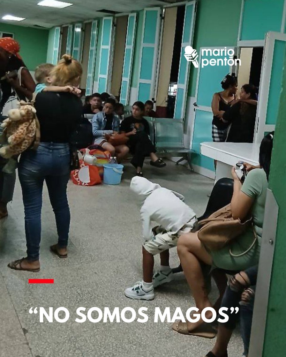 MarioJPenton's tweet image. ⭕Médicos en Cuba denuncian el colapso del sistema hospitalario por la falta extrema de recursos, medicamentos y equipos básicos, lo que impide diagnosticar correctamente enfermedades como el dengue, chikungunya y oropouche.

⭕Los hospitales están saturados, se dan altas médicas…