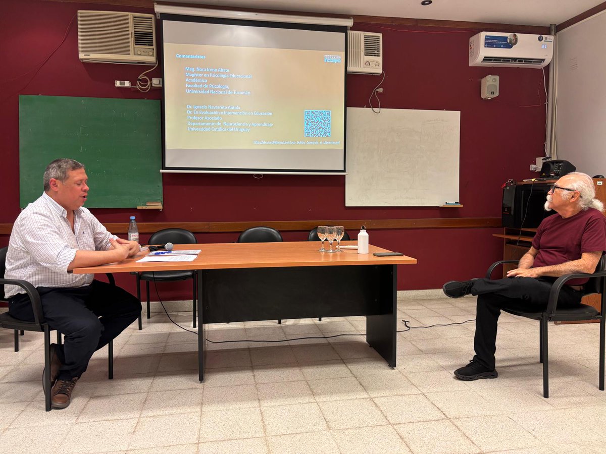 He participado desde <a href="/UCUoficial/">Universidad Católica</a> del IX Congreso Internacional de Psicología del Tucumán <a href="/MediosUNT/">UNT Tucumán</a> comentando el libro “Construir el bienestar” (Leal-Soto y Pulido <a href="/utarapaca/">Universidad de Tarapacá</a>)

Libro que invita a pensar el bienestar desde la inclusión y la diversidad.
📘 sb.uta.cl/libros/Leal-So…