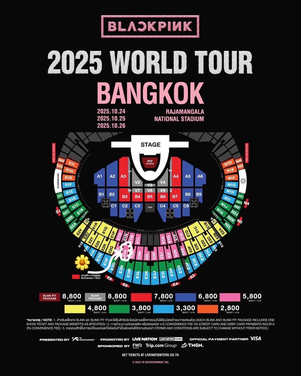 25_Augustt's tweet photo. 🎟️ บัตรฝากปล่อย #BLACKPINK 
✅ Sun 26/10 / จำนวน  1  ใบ 
✅ โซนสีชมพู 🩷 5,800 บ.🩷
💫 ขาย 7,200 บ. 💫
✅ นัดรับหน้าคอนวันที่ 26/พาเข้างาน
✅ มีใบมอบอำนาจให้
สนใจ Dm สอบถามได้ค่ะ 
#DEADLINE_IN_BANGKOK https://t.co/6KeUm0bU8W