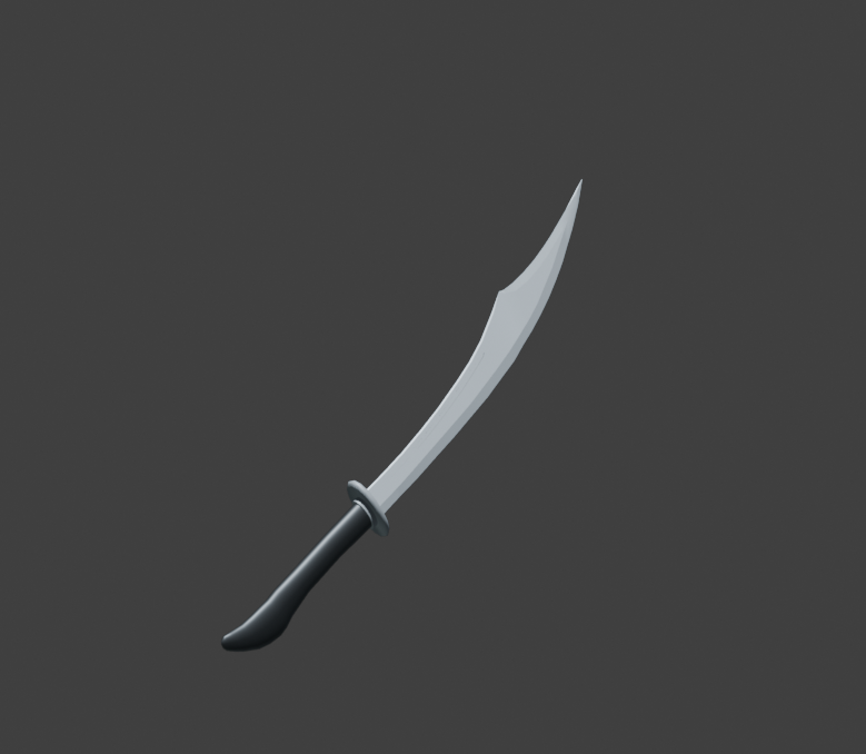 Ni6i6x's tweet image. really basic cutlass model #ROBLOX #RobloxDev #Blender #b3d