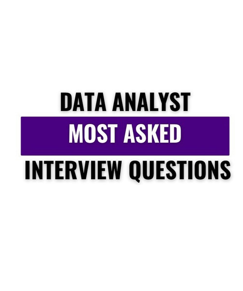Python_Dv's tweet image. 100 DATA ANALYST INTERVIEW QUESTIONS YOU NEED TO KNOW
Breaking into data analytics? This comprehensive guide has you covered!
📌100 most-asked interview questions
📌Brief, actionable answers
📌SQL, Python, Statistics & more
📌Behavioral + Technical questions
📌Real scenarios &…