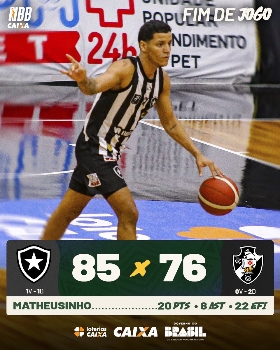 Quarta-feira de basquete nacional finalizada com sucesso! 🏀🇧🇷

O <a href="/brasiliabasquet/">Brasília Basquete</a> estreou com o pé direito na temporada 2025/26 do NBB CAIXA, enquanto o <a href="/BotafogoBsqt/">Botafogo Basquete</a> saiu vitorioso no Clássico da Amizade! 🔥

📸 Matheus Maranhão e Wallace Lima 

#NossaTerraTemBasquete |