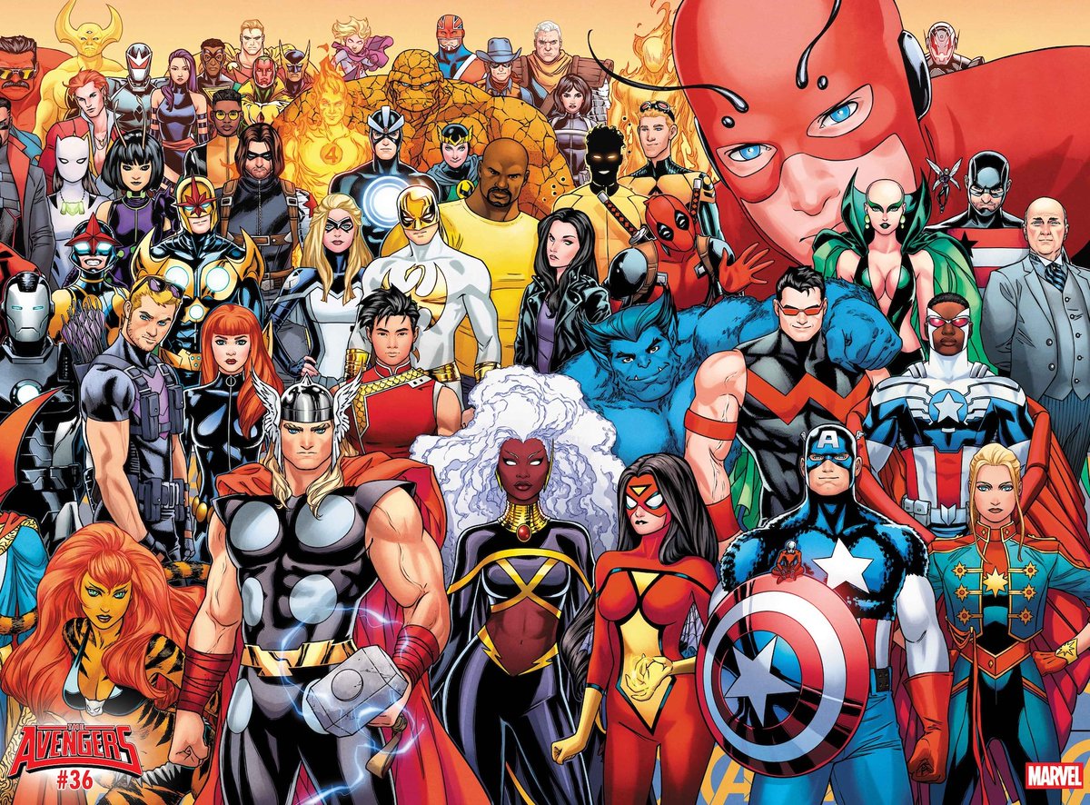 マーベルは『アベンジャーズ』誌の通算800話記念号を発表。 現在の