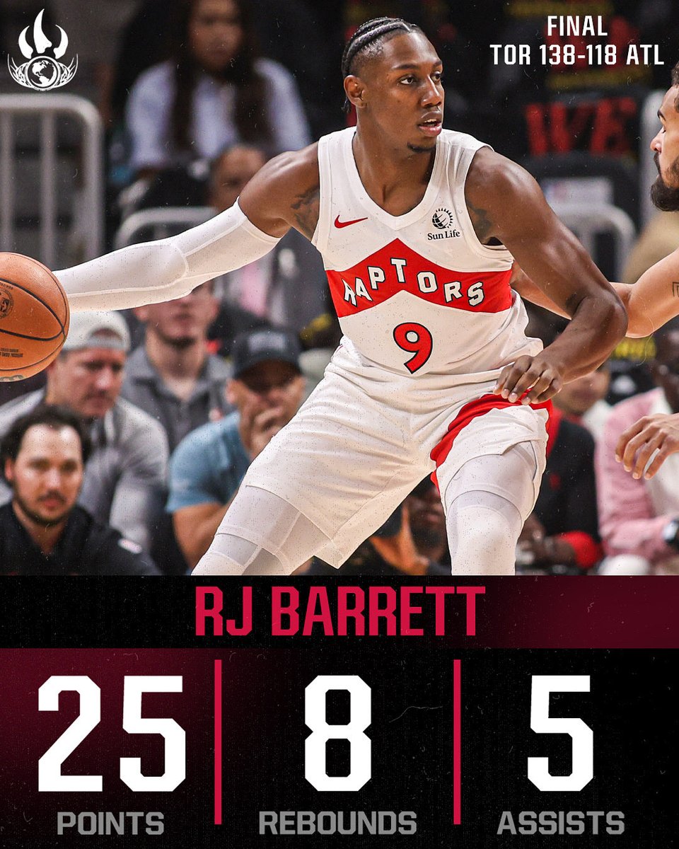 What a way to start the year 🔥 

RJ BARRETT BALLED OUT

#WeTheNorth

📸: Brett Davis 