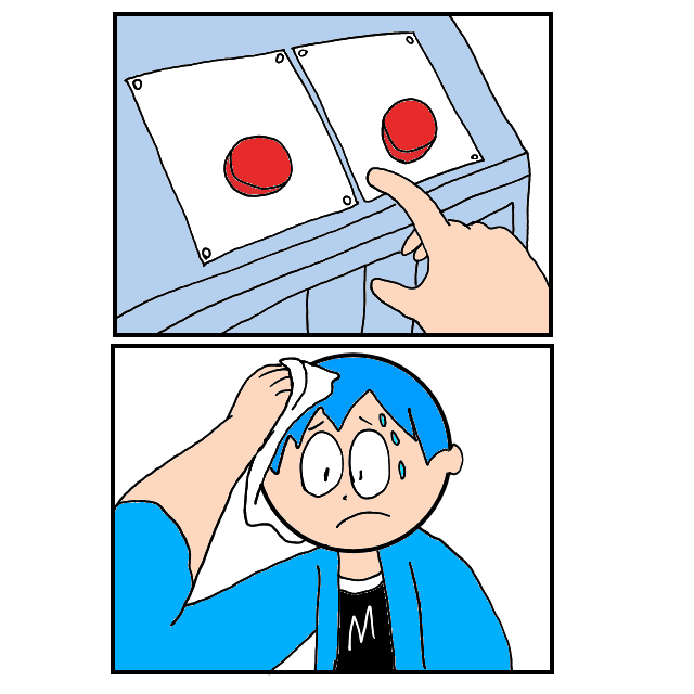 MorganScott621's tweet photo. Inktober day 22: button #inktober #inktober2025 https://t.co/3zN24cJHkG