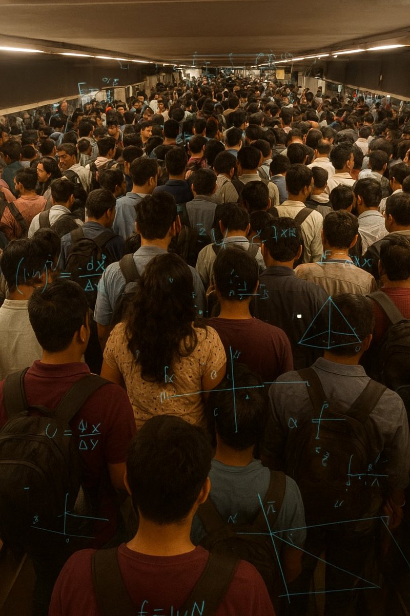 Mohit199thd's tweet photo. @oprydai How engineers abroad see the world vs how we see it in Delhi Metro at 9 AM. https://t.co/bj7ePHCBGm