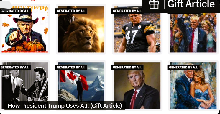 opfascism's tweet image. The Autocrat in the Oval is using FAKE AI videos to send propaganda to his supporters.

It’s unknown if Trump posts the imagery or if it's his staff members. The more ridiculous or disparaging the photo or video, the more likely it is to dominate social media feeds.

After the…