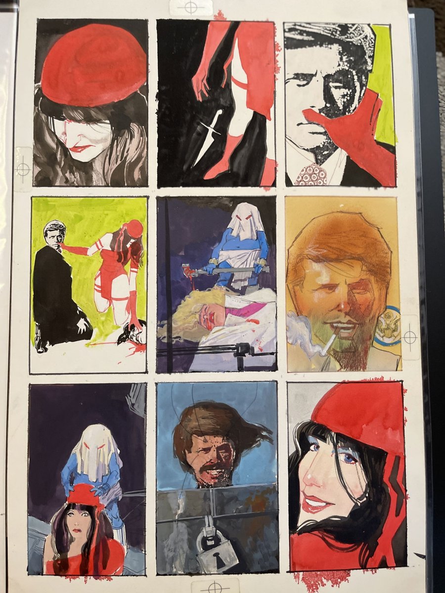 jpalmiotti's tweet image. A reminder since I was chatting to a buddy about this-  @SienkiewiczArt is a national treasure. ...and yes, Amanda did model for Elektra assassin back in the day.