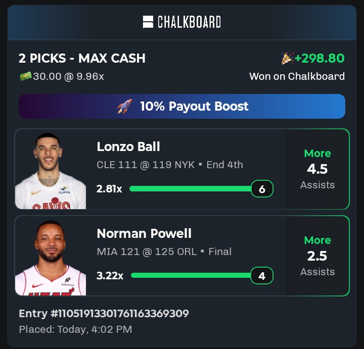 30 to 300🤑🤯🏧🆓 

Y'all want more NBA😈?

And <a href="/ChalkboardHQ/">Chalkboard</a> can we get higher Alt lines? 

more plays in the <a href="/BaneSquad_/">BaneSquad</a> discord

Join here ➡️ mee6.xyz/en/m/banesquad

#NBA #NBAPicks #GamblingX #sportsbettingpicks #SleeperPicks