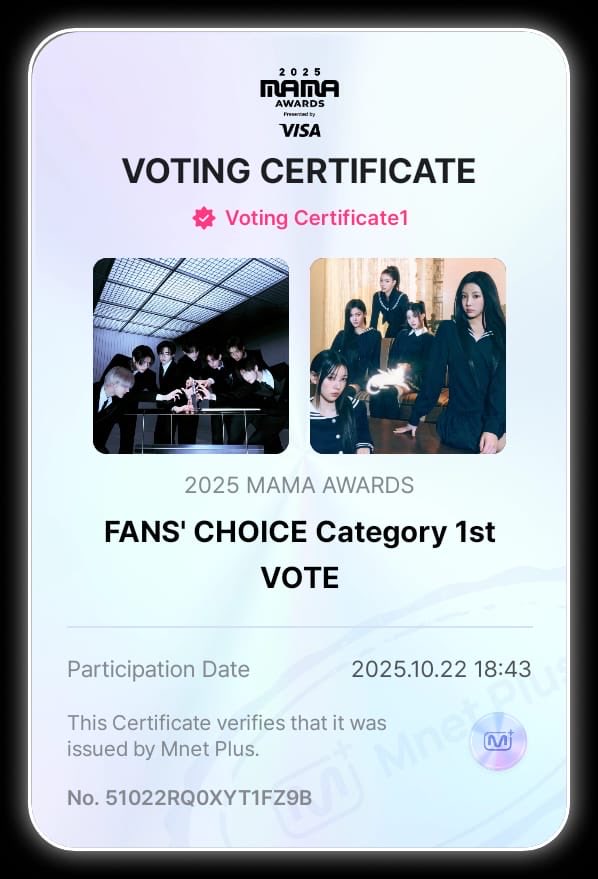 I vote for #enhypen on #2025MAMAVOTE