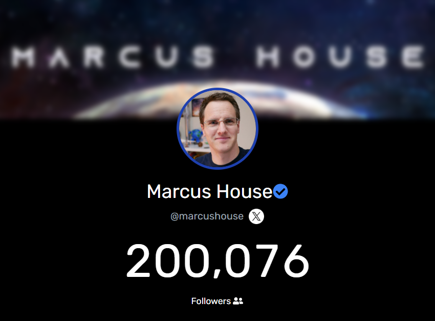 MarcusHouse's tweet image. Wow! Thank you everyone for being here all these years and watching, chatting, inspiring and all the incredible stuff that YOU have done to allow the team and I do what we do. There is lots of ❤️ out there.
So grateful for every one of you. 😍