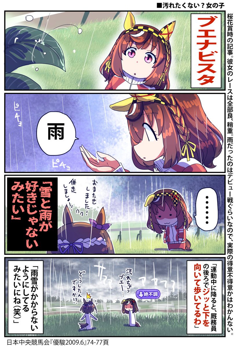 ブエナビスタと雨のお話

#ウマ娘