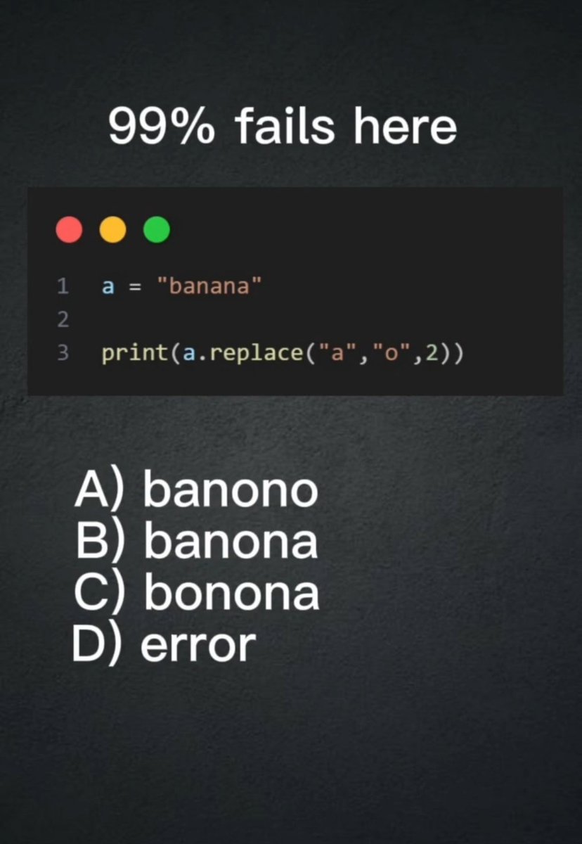 Python_Dv's tweet image. Comment your answers below! 👇