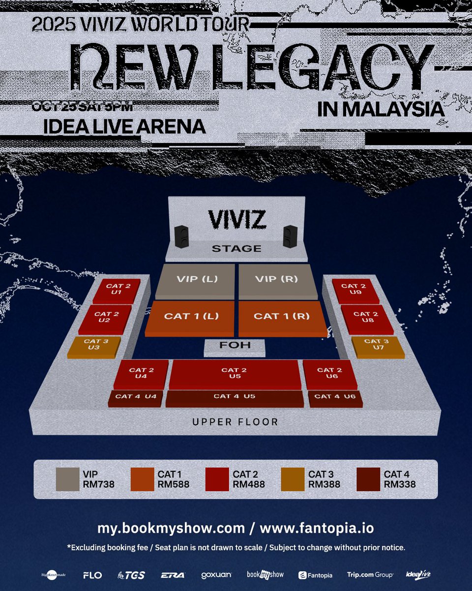WTS
2025 VIVIZ WORLD TOUR [NEW LEGACY] in KUALA LUMPUR
Selling Tickets
》2x VIP
》3x CAT 2

📩DM if interested

#VIVIZinMY #VIVIZinKL #NEW_LEGACY_in_MALAYSIA 
#NEWLEGACYinKL
#VIVIZ #비비지