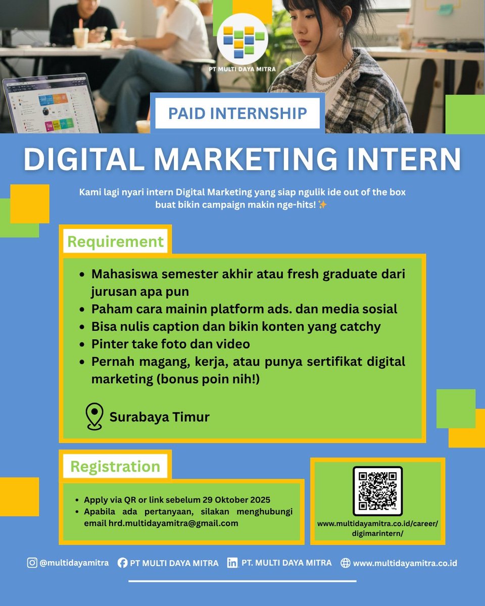 nisrinalogy's tweet photo. Haiii guys, perusahaanku lagi ada loker buat yang dom bali sama jatim. Dont worry kalo kamu mau apply electrical operator denpasar, tapi kamu dom jatim nanti kita bantu akomodasiiiii https://t.co/xTvalVGFai