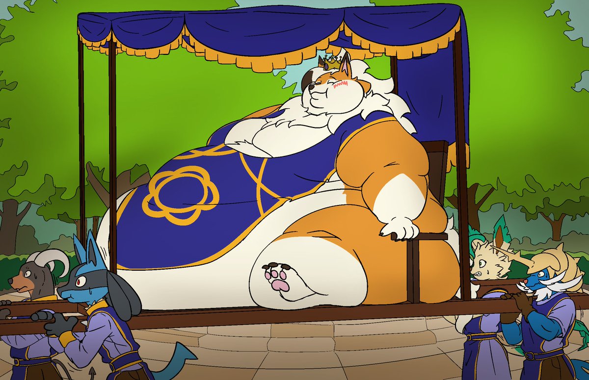 Varen, "Fox God" (@fffandever) on Twitter photo "Ahh, It's been a while since I've been able to get out of the castle. Isn't the fresh air just lovely?"
"O-Of course ... Y-Your Majesty ... truly ... invigorating."
"Gods ... I can feel my f-fingers ... slipping ..."
"D-Don't ... you dare ...!"
-
#octummber2k25 Day 22 - Carry "Ahh, It's been a while since I've been able to get out of the castle. Isn't the fresh air just lovely?"
"O-Of course ... Y-Your Majesty ... truly ... invigorating."
"Gods ... I can feel my f-fingers ... slipping ..."
"D-Don't ... you dare ...!"
-
#octummber2k25 Day 22 - Carry