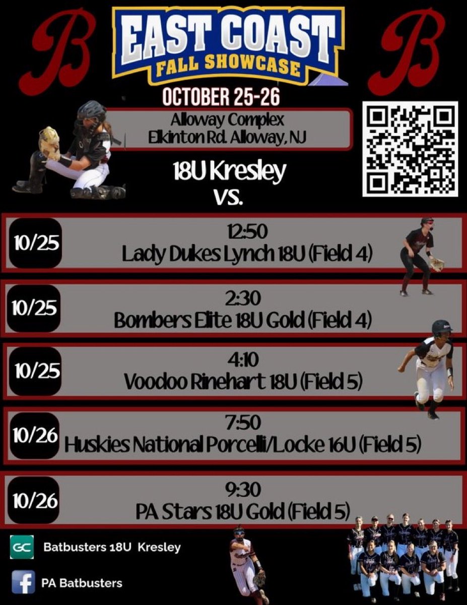 Excited for this weekend <a href="/eastcoast_sb/">East Coast Softball</a> with our <a href="/PaBatbusters/">PA Batbusters</a> team! Get to see and play against a future <a href="/EasternEaglesSB/">Eastern University Softball</a> teammate!