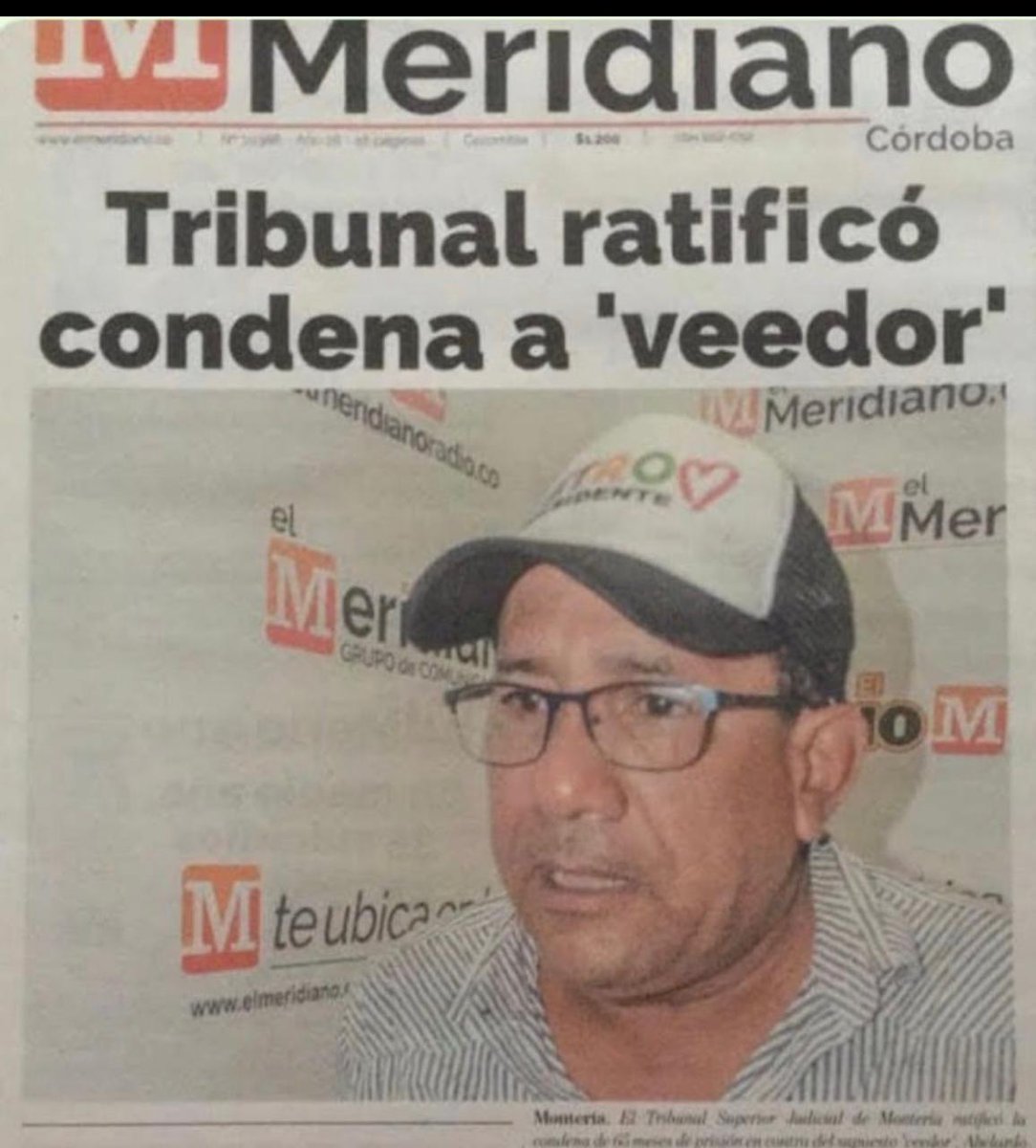 Indignante: Exconvicto con esquema de la UNP sigue posando de veedor ciudadano en Córdoba

En el departamento de Córdoba la indignación crece. A pesar de que la Corte Suprema de Justicia ratificó en 2025 la condena contra Abelardo Enrique Morelo Lorduy por el delito de estafa