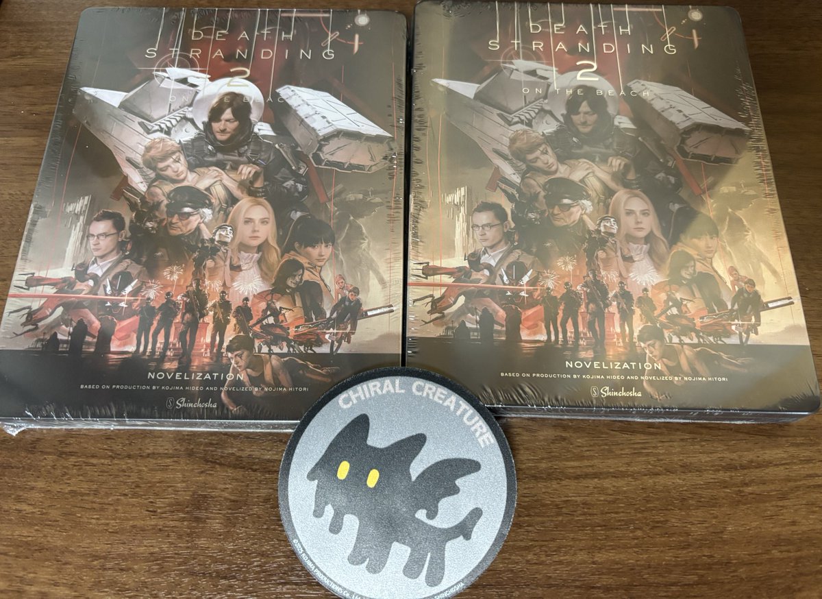 デスストランディング2 ノベライズ スチールブック📕 我が家には2冊