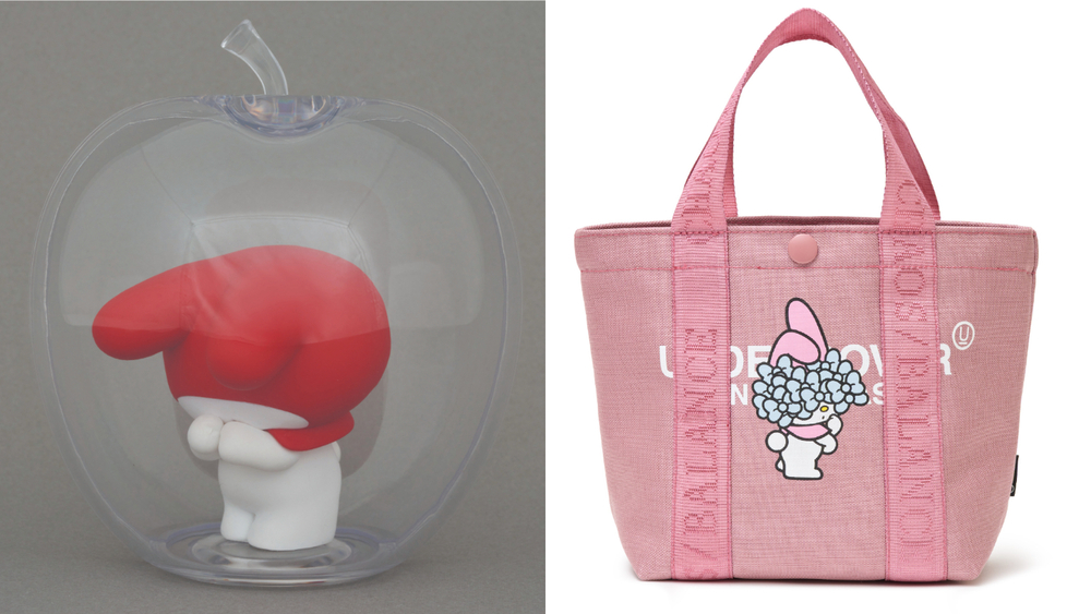 fashionpressnet's tweet image. アンダーカバー×サンリオキャラクターズ、リボンに覆われたマイメロディ＆ハローキティのスウェットや財布 - fashion-press.net/news/139541