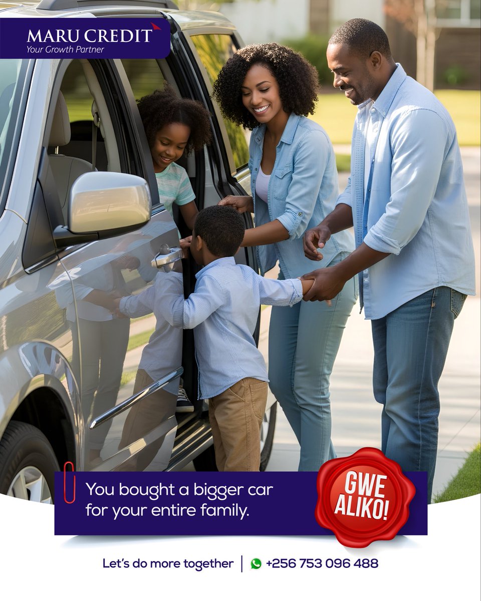 You made it happen! More space, more memories, and more milestones with the ones you love.

Let’s do more together.

#GweAliko #MARUCREDIT
