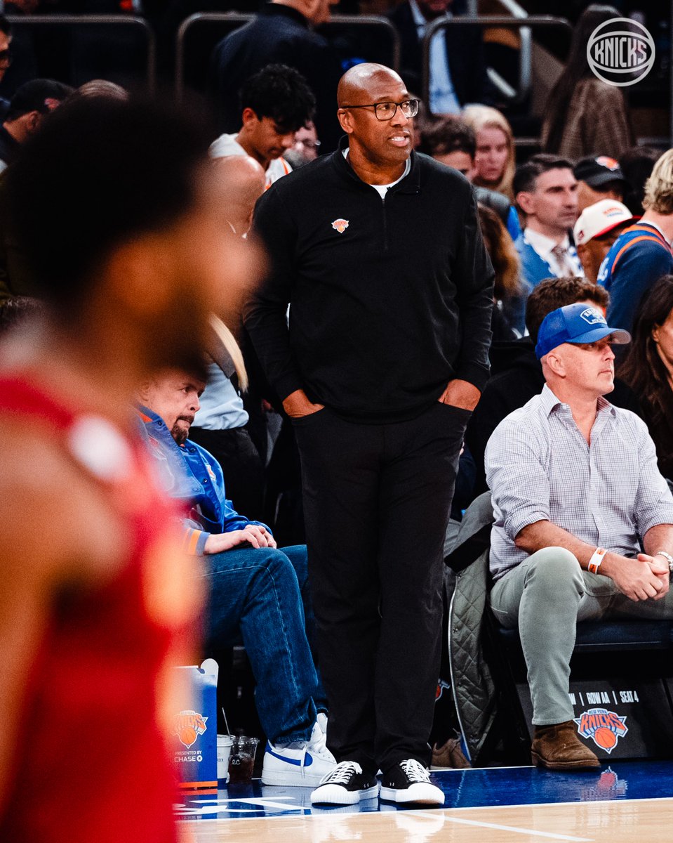 Congrats Coach Brown on your first win as a Knick! 💙🧡