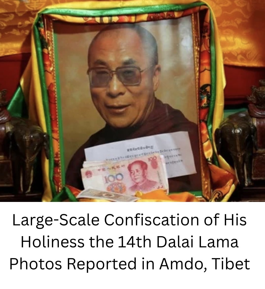 Chinese authorities have launched a large-scale campaign to confiscate photographs of His Holiness the 14th Dalai Lama from Larang Tashi Khyil Monastery and nearby villages in Amdo, Tibet, Tibet Times reported. Starting 16 October, three Tibetan officials searched monks’ quarters