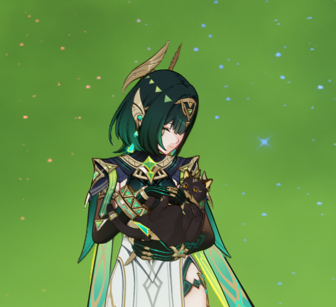 m0onliightz's tweet image. this has to be the cutest genshin idle ever