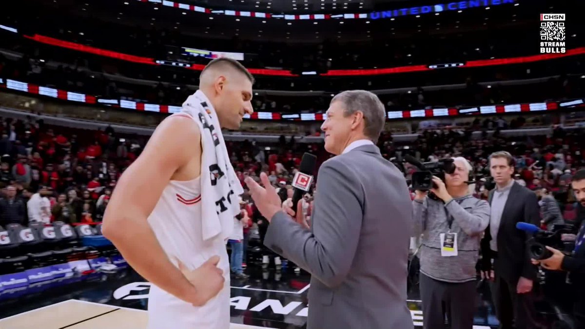 "It's always good to start off win a win and we'll continue to build on this."

Nikola Vucevic caught up with @KCJHoop after the Bulls' season-opening win over the Pistons 🔥 