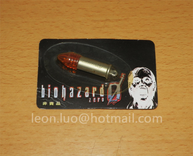 leonluo's tweet image. Not-for-sale promo bullet replica for RE0 Hong Kong comic books. #REBHFun #ResidentEvil0 #ResidentEvilZero #バイオハザード0