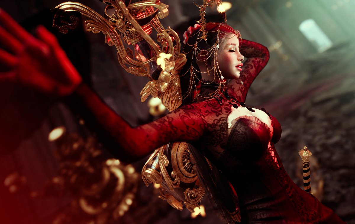 ok it took forever to get this pose right. I had fun with it tho, came out so cinemactic! 

#throneandliberty #VirtualPhotography #スロリバ #mmo #gaming #gameplay