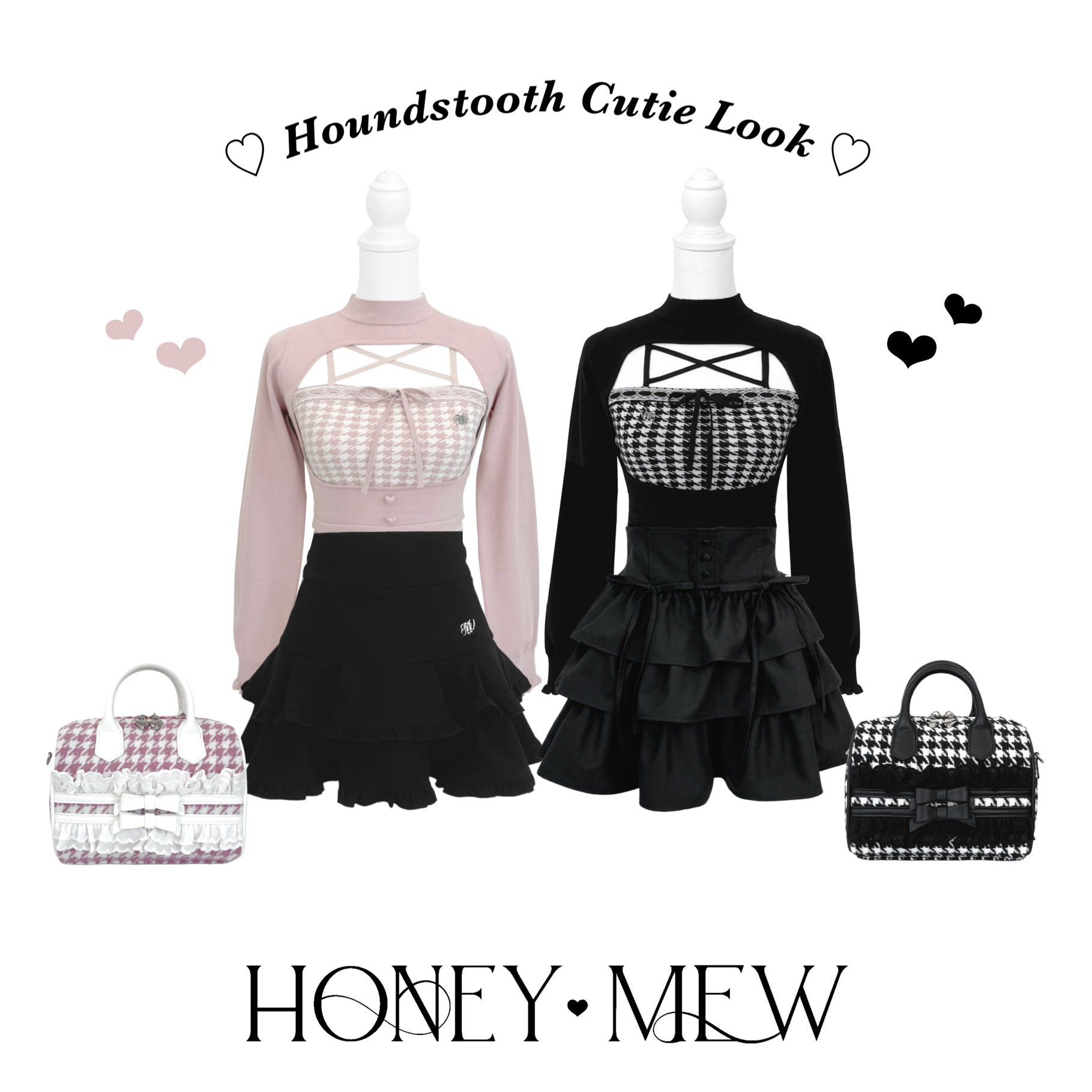 クロスティアードSK千鳥柄　ハニーミュウ HONEY MEW / ハニーミュウ on X: 