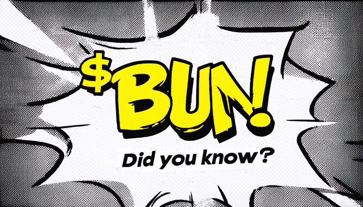 BUNDAO_Official's tweet image. 🤓 Did you know?
$BUN isn’t just a token —
it’s your access key to the Web3 world. 🌐
More soon 👀
#BUN #Web3