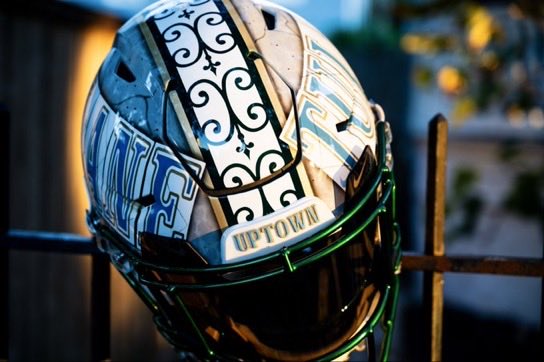 TheJumpSports's tweet photo. These new Tulane city edition lids are CRAZY!!! 

(Via @GreenWaveFB) https://t.co/cymSdIp3Ab