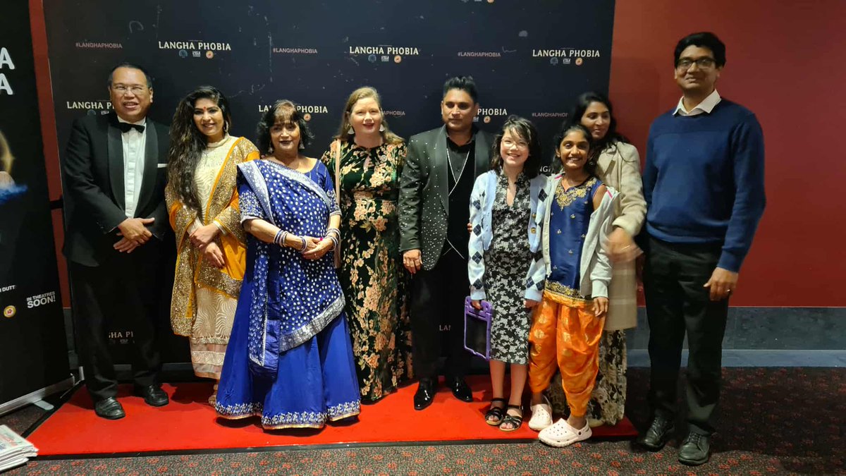 AMBCQ's tweet photo. A few weeks back - we MCed a special red carpet screening of the Australian-Fijian-Indian film Langha Phobia. #langhaphobia #ambq https://t.co/7xgNlXy5VJ