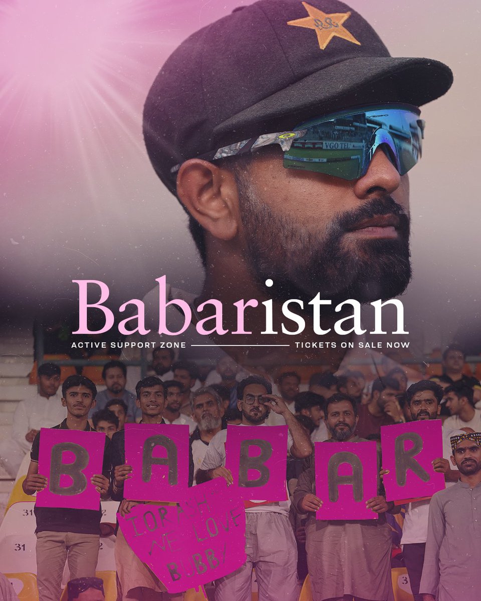 SixersBBL's tweet image. Introducing Babaristan
A fan zone like no other, celebrating cricket culture and the arrival of Babar Azam 🇵🇰
First game Dec 17 vs the Strikers — don’t miss it.
🎟️ Limited spots: bit.ly/4hnxeWf